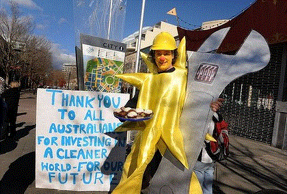 Celebrate a price on co2 pollution